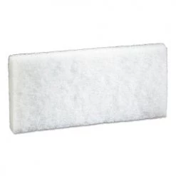 3M 8440 Doodlebug 10 In. X 4.63 In. Scrub Pads - White (20/Carton)
