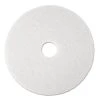 3M 4100 20 In. Super Polish Floor Pads - White (5-Piece/Carton)