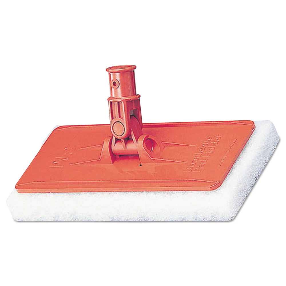 3M 6472 Doodlebug 4-5/8 In. X 10 In. Threaded Pad Holder - Orange (4-Piece/Carton) 2 3M 6472 Doodlebug 4-5/8 In. X 10 In. Threaded Pad Holder - Orange (4-Piece/Carton) - Image 2