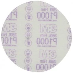 3M 1186 6 In. P1000 Red Abrasive Hookit Film Disc (25-Pack)