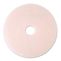 3M 3600 20 In. Eraser Burnish Floor Pads - Pink (5-Piece/Carton)