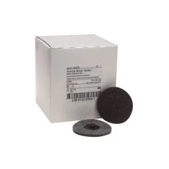 3M 7514 Scotch-Brite Roloc Surface Conditioning Disc Gray 3 In. Super Fine (25-Pack)