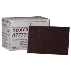 3M 7777 Scotch-Brite Imperial Paint Prep Scuff Pad Maroon 9 In. X 6 In. (20-Pack)