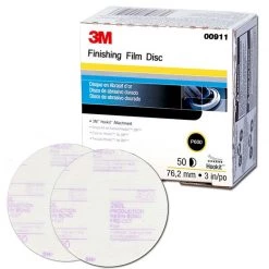 3M 911 Hookit Finishing Film Disc, 3 In., P600 (50-Pack)