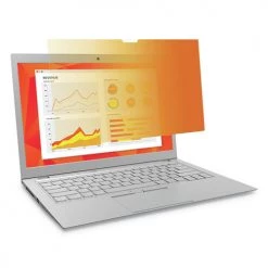 3M GFNAP006 16:10 Aspect Ratio Frameless Privacy Filter For 13.3 In. Widescreen Touch MacBook Pro - Gold