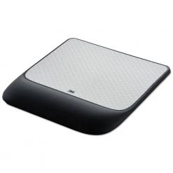 3M MW85B 8 1/2 In. X 9 In. X 3/4 In. Solid Color Precise Mousing Surface Mouse Pad With Gel Wrist Rest