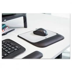 3M MW85B 8 1/2 In. X 9 In. X 3/4 In. Solid Color Precise Mousing Surface Mouse Pad With Gel Wrist Rest -Cheap 3M Store thmnmw85b g