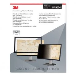 3M PF190C4F 16:9 Aspect Ratio Framed Privacy Filter For 19 In. Monitors