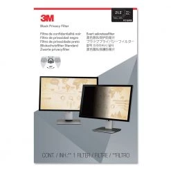 3M PF215W9B 16:9 Frameless Blackout Privacy Filter For 21.5 In. Widescreen Monitor - Black