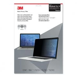 3M PFNAP004 16:10 Aspect Ratio, Frameless Blackout Privacy Filter For 13.3 In. Widescreen MacBook Pro With Retina Display