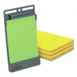 3M XT456-9CT+HOLDER 4.5 In. X 6.75 In. XL Notes With Holder - Green/Orange/Yellow (25-Sheets/Pad 9 Pads/Pack) -Cheap 3M Store thmnxt4569phold b
